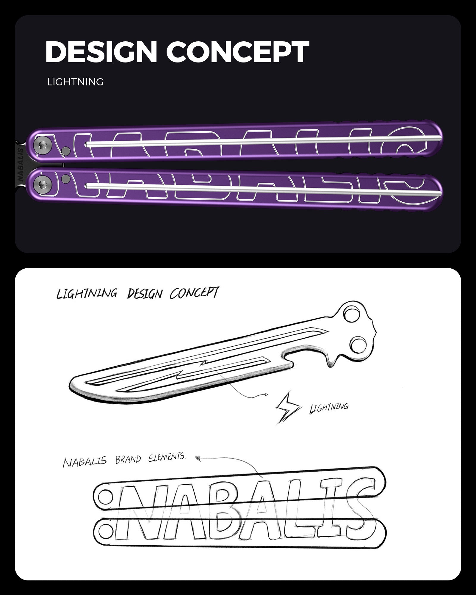 Lightning Trainer V2 - Balisong Trainer